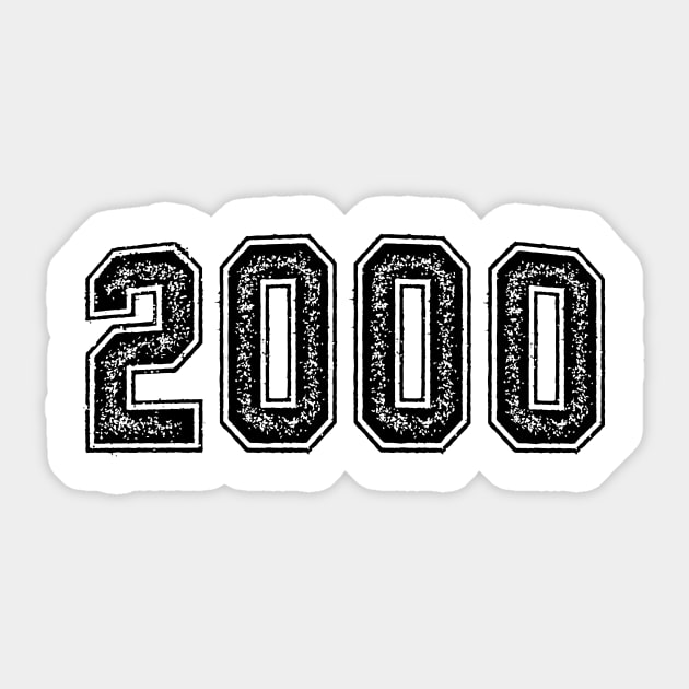 2000 Sticker by Print On Demand✅